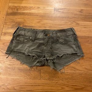 True religion Jean shorts.